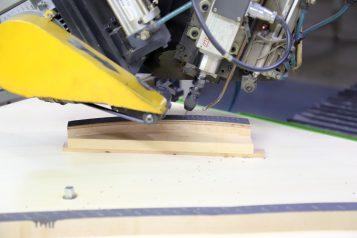 Drilling for bridge pins Drilling for bridge pins