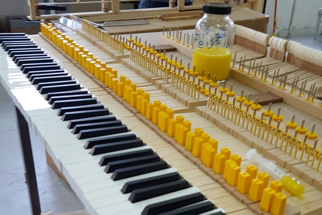 富瑞希 Wien, keyboard felts with FEUFIX