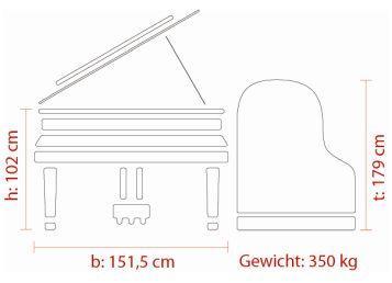 FEURICH Mod. 179 – Dynamic II, Maße Deutsch